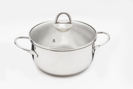 Кастрюля "Классика-ПРИМА" 2,5 л (прутковые ручки и стеклянная крышка) (200/171 мм)