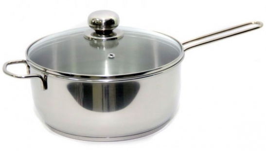 Кастрюля-сотейник "Классика-ПРИМА" 2 л со стеклянной крышкой