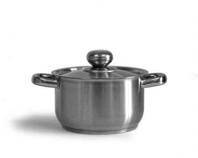 Кастрюля "Славяна" 1,5 л с металлической крышкой (160/136 мм)