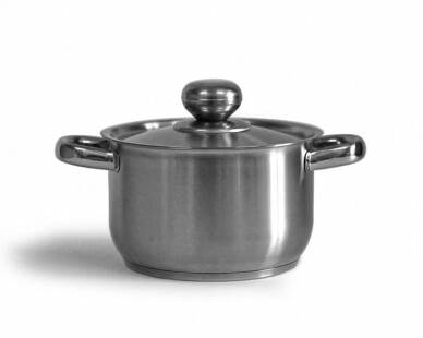 Кастрюля "Славяна" 2,5 л с металлической крышкой (200/171 мм)