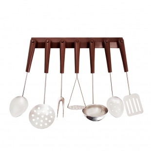 Набор кухонный с пластмассовыми ручками 7 предметов